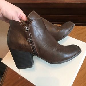Style & Co Brown Booties